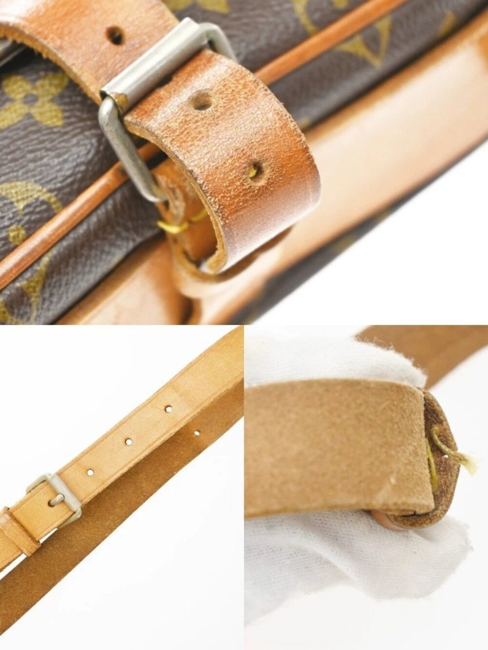 LOUIS VUITTON Cartouchiere MM Shoulder Bag Monogram Leather Brown M51253 30KD743 - Picture 9 of 16